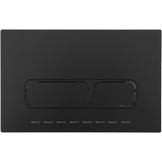 Кнопка смыва Aquanet AQ-PRO-01MB двойная черный матовый 00346764