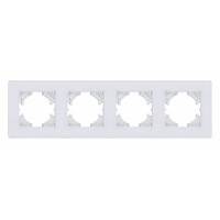 Рамка на 4 поста Kollinger Eleganz Acryl EA4WH
