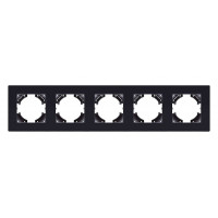 Рамка на 5 постов Kollinger Eleganz Acryl EA5BK