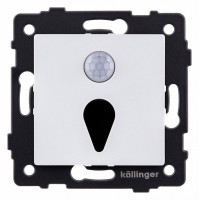 Заглушка для поста с подсветкой, без рамки Kollinger  REA-044WH