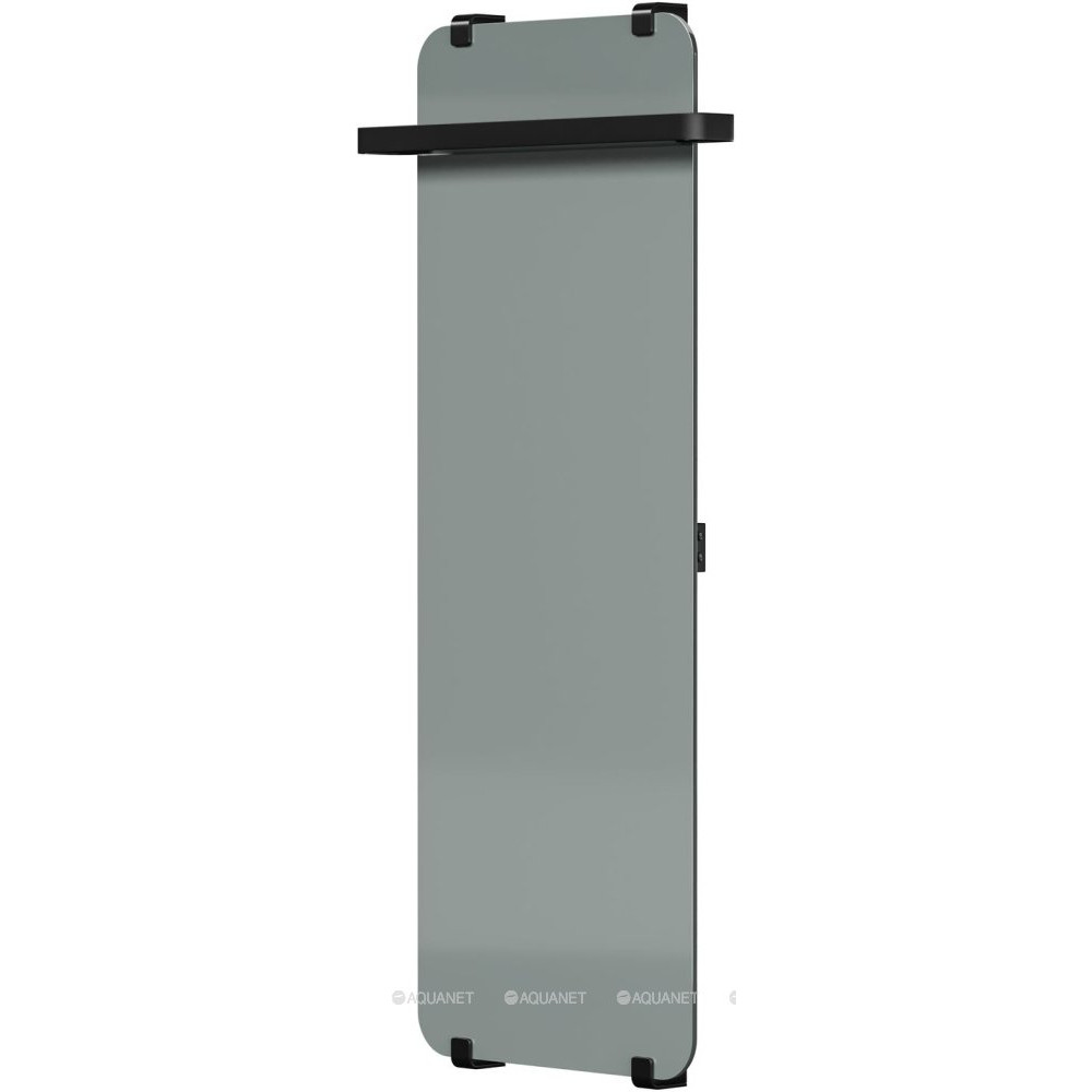 Полотенцесушитель Allen Brau INFINITY 1200х440 мм зеркало с рейлингом 2.0 и креплением черный браш 00325659