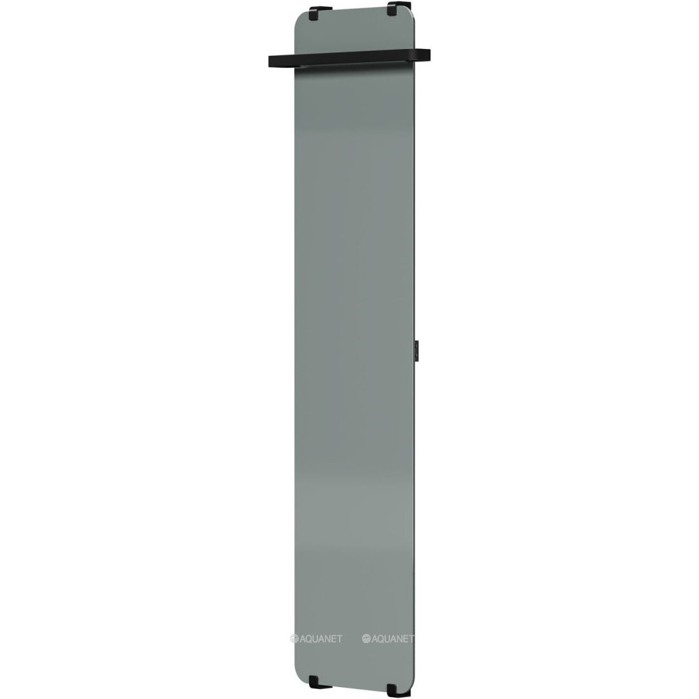 Полотенцесушитель Allen Brau INFINITY 1800х440 мм зеркало с рейлингом 2.0 и креплением черный браш 00325662