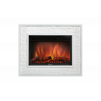 Портал для электрокамина Firelight Loft 30 белый камень белая эмаль НС-1182357