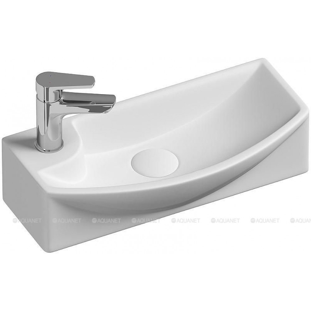 Раковина подвесная Ceramica Nova Element 455х220х130 мм чаша справа CN6038R