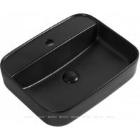 Раковина накладная Aquanet Soul-2 500х400х140 мм черный матовый SOUL-2-MB