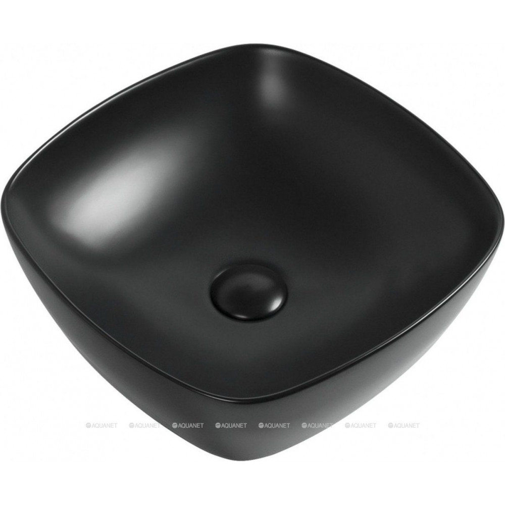 Раковина накладная Aquanet TREND-1-MB 400x400x140 мм черный матовый TREND-1-MB