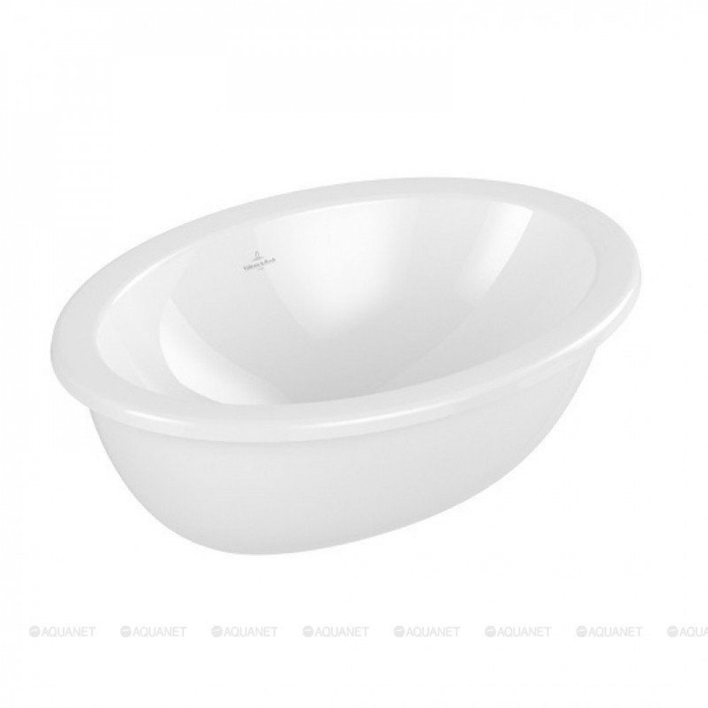 Раковина врезная Villeroy & Boch Loop & Friends 570x410x215 мм с переливом 4A620001