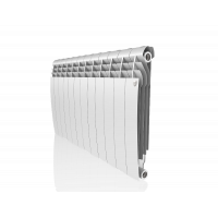 Радиатор биметаллический Royal Thermo BiLiner 500 Bianco Traffico 12 секций боковое подключение 1176295 RAL 9016