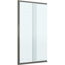 Душевая шторка на ванну Cezares SLIDER 90x150 см оружейная сталь SLIDER-FIX-VF-11-90/150-C-GM