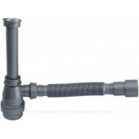 Сифон для раковины Aquanet 5/4 40/50 мм серый 00332449