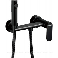 Смеситель с гигиеническим душем встраиваемый Haiba HB5516-7 черный HB5516-7