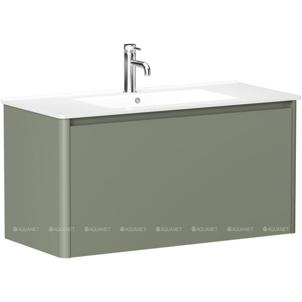 Тумба Allen Brau GRAVITY 100 см 1 ящик олива матовый 1.370014.CGM
