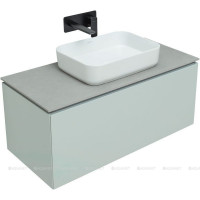 Тумба под раковину Allen Brau INFINITY 100 см 1+1 папирус матовый 1.21004.PWM