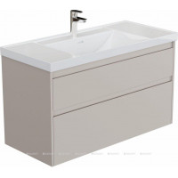 Тумба под раковину Aquanet Nova Lite 2.0 110 2 ящика бежевый 00346328