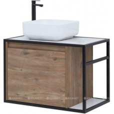 Тумба под раковину Aquanet Nova Lite LOFT 75 L дуб рустикальный 00261658