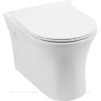 Унитаз подвесной Rimless Aquanet Roll-W с сиденьем Soft Close Slim 00210766