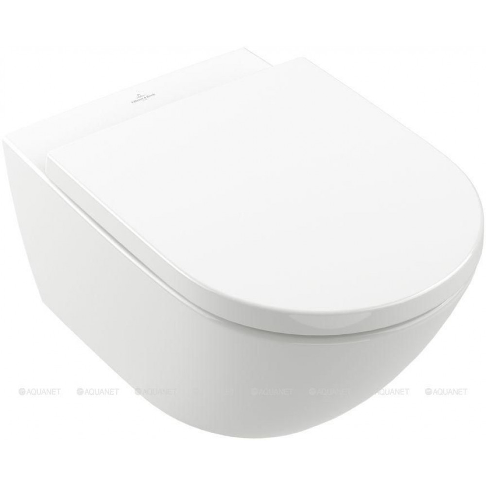 Унитаз подвесной Villeroy & Boch Subway 3.0 375x560 мм с сиденьем 4670TS01