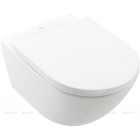 Унитаз подвесной Villeroy & Boch Subway 3.0 375x560 мм с сиденьем 4670TS01