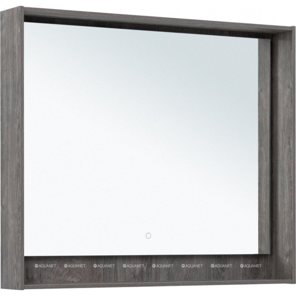Зеркало Aquanet Милан 100 LED дуб рошелье 00336396