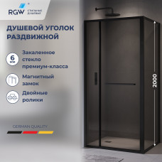Душевой уголок RGW Leipzig LE-45B 1200x1000 мм черный 77124520-34 Душевой уголок RGW Leipzig LE-45B 1200x1000 мм черный 77124520-34