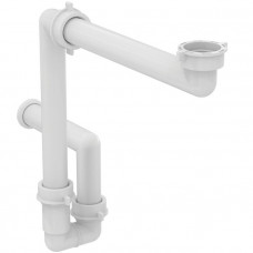 Сифон для умывальника Ideal Standard Space Saving под донный клапан пластиковый белый EE23033967 Сифон для умывальника Ideal Standard Space Saving под донный клапан пластиковый белый EE23033967