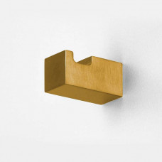 Крючок для ванной одинарный Colombo Design MiniQ золото матовое CD127.OM