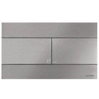 Клавиша смыва Duravit DuraSystem Beta 140 сталь брашированная WD5140070000/WF5140043010
