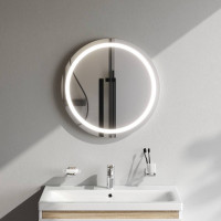 Зеркало круглое AM.PM X-Joy 80 см с LED-подсветкой и ИК-сенсором M85AMOX0801WG
