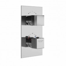 Смеситель для душа встраиваемый термостатический Kerama Marazzi Futura хром 67648EKM.21.018 Смеситель для душа встраиваемый термостатический Kerama Marazzi Futura хром 67648EKM.21.018