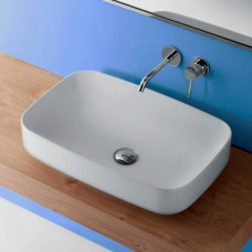 Раковина накладная Kerasan Tribeca 60х38 см без отверстия белый матовый 514130