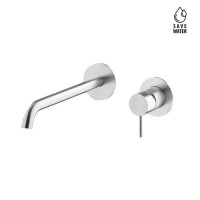 Смеситель для раковины Newform X-STEEL 316 встраиваемый наружная часть излив 239 мм Inox 69630EX.50.050