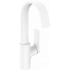 Смеситель для раковины hansgrohe Vivenis 210 со сливным гарнитуром белый матовый 75030700