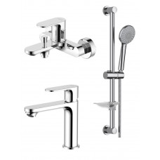 Набор смесителей 3 в 1 Aquatek АЛЬФА (AQ1910CR+AQ1940CR+AQ2013CR) AQ1930CR