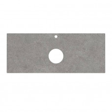 Столешница из керамогранита Kerama Marazzi Фондамента 120 см 1 отв. серый натуральный PL1.DL500920R/120