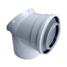 Отвод концентрический Bosch FC-CER80-87 80/125 мм 87° со смотровым люком 7738112665