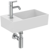 Раковина подвесная Ideal Standard Extra 45x25x12 см 1 отверстие слева Sx белая T373301