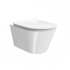 Унитаз подвесной Kerama Marazzi PLAZA Modern безободковый RIM UP+ белый глянцевый PLV.wc.02\WHT Унитаз подвесной Kerama Marazzi PLAZA Modern безободковый RIM UP+ белый глянцевый PLV.wc.02\WHT