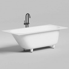 Ванна встраиваемая Salini Ornella Kit 170х75х60 см S-Sense белый глянцевый 102411G