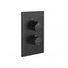 Смеситель для душа встраиваемый термостатический Gessi Emporio Via Manzoni на 2 выхода Black XL 38794#299