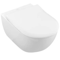 Унитаз подвесной Villeroy & Boch Subway 2.0 DirectFlush с сиденьем SlimSeat SoftClose CeramicPlus 5614R2R1