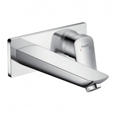 Смеситель для раковины Hansgrohe Logis настенный внешняя часть излив 195 мм 71220000