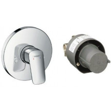 Смеситель для душа Hansgrohe Logis на 1 потребителя встраиваемый комплект 71666000 Смеситель для душа Hansgrohe Logis на 1 потребителя встраиваемый комплект 71666000