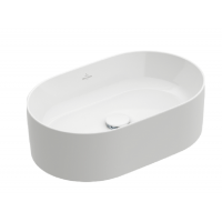 Раковина накладная Villeroy & Boch Collaro 560х360х145 мм альпийский белый 4A195601