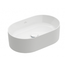 Раковина накладная Villeroy & Boch Collaro 560х360х145 мм альпийский белый 4A195601
