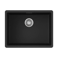 Кухонная мойка Omoikiri Kata 54-U-BL Artgranit 54x42 см черный 4993410
