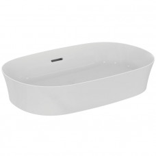 Раковина накладная Ideal Standard Ipalyss 60 см без отверстия Diamatec белый E139701