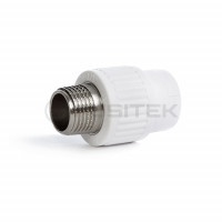 Муфта комбинированная шестигранная Fusitek PP-R НР 32х1 FT04308