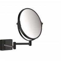 Зеркало косметическое Hansgrohe AddStoris Ø 188 мм черный матовый 41791670