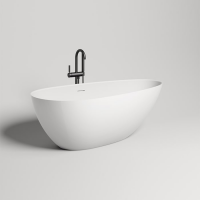Ванна отдельностоящая Salini Paola 160х77х57 см S-Stone белый матовый 101511SM