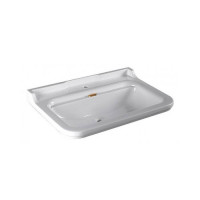 Раковина Kerasan Waldorf 80х55 см 1 отверстие керамическая белый/золото 4141K1bi/cr*1/811391oro